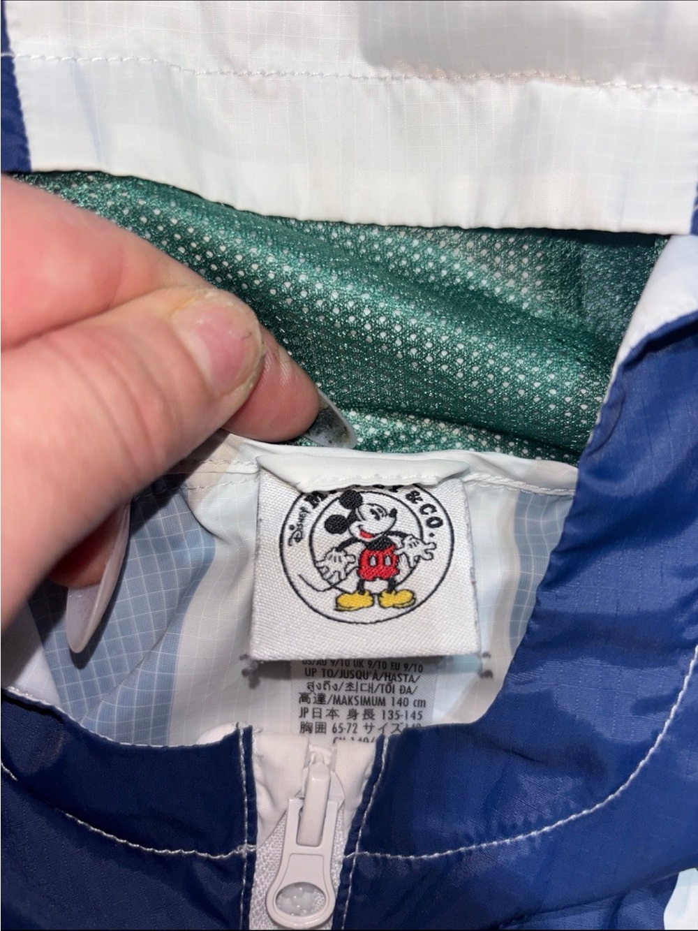 Members Only Disney Park Goofy hooded Windbreaker, Youth Size LG - Picture 2 of 5